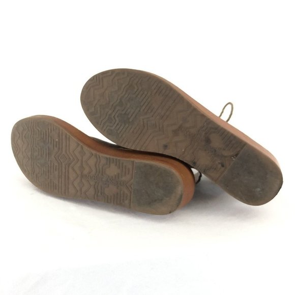 Lucky Brand Womens Shoes Hessina Gladiator Sandal Brown Lace Up Size 9 - Picture 6 of 7